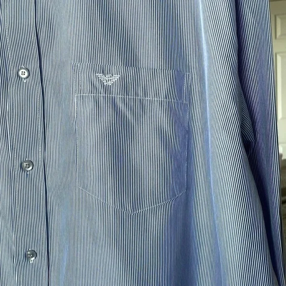 ♥️Giorgio Armani♥️ Le Collezioni Mens Button down dress shirt size 45 - Picture 4 of 5
